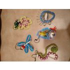 Ёлочные игрушки Чехословакия стеклярус поштучно рыбка ПРОДАНА