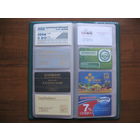 Органайзер для пластиковых карт и визиток на 40 ячеек