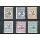 Новая Гвинея-1915,(Мих.12-17)  * , Фауна, Кенгуру,Надп.,
