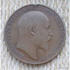 Великобритании 1 пенни 1908 года. Король Эдвард VII. Предложи свою цену или обмен!