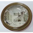 Тарелка фарфоровая настенная 70-80-е годы Германия. Диаметр 16.3 см.