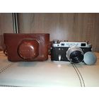 Фотоаппарат ФЭД-2 с объективом И26-м, времён СССР, всё работает, оптика чистая.