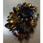 Брошь винтажная. Чехия. Времен СССР