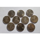 Польша, Набор монет 10 шт. - "Короли" 1979-1989 год, состояние XF-aUNC