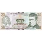 Гондурас 20 лемпира образца 2012 года UNC p100a