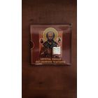 Святитель Николай Чудотворец. 100 динаров 2016 г. Македония, серебро. ОБМЕН.