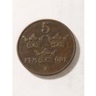 Швеция 5 оре 1935