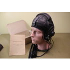 Шлемафон лётный,кожа, зима, с гарнитурой. 56-58 р. СССР. новый. Распродажа коллекции вещей. С РУБЛЯ! АУКЦИОН!