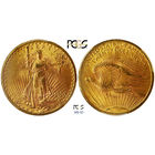 20 долларов 1907 !!! Saint Gaudens. США. PCGS MS 63. Редкие! Золото. KM# 127