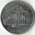 ГДР 5 марок, 1988 30 лет порту города Росток UNC