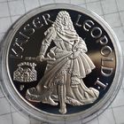 100 шилингов Австрия 1993 год. Леопольд 1 .Серебро.900 пр.