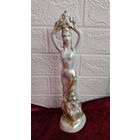 КОЛЛЕКЦИОННЫЕ ФАРФОРОВАЯ СТАТУЭТКА ДЕВУШКА ВЕСНА ЛЕСНАЯ МАВКА ЗКХ СССР ОРИГИНАЛ  ЛОТ 1.  Распродажа Коллекции !!! . Экспресс  Аукцион  с рубля без МПЦ и прочего 3 ДНЯ  .Много лотов в продаже .