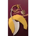 Нож брелок. Листик осенний. Не точен, отличный брелок для ключей.