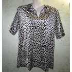 Блузка/рубашка/футболка леопардовая, р.XL