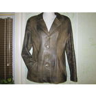 Пиджак кожаный классической модели, р.42