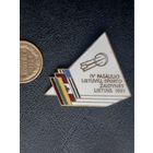 Значок тяжелый, эмали 1991. Литва