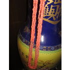 Бусы . Чехословакия . Имитация коралла