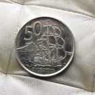 50 центов 2006 года Новая Зеландия.. Красивая монета!