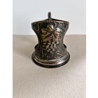 ПОДСТАКАННИК "ВИНОГРАД. ВИНОГРАДНАЯ ГРОЗДЬ". ЛЕНЭМАЛЬЕР. РАННИЙ ВЫПУСК. РЕДКИЙ. СМ. ФОТО И ОПИСАНИЕ.