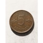 Финляндия 5 пенни 1963