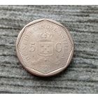 Werty71 Нидерландские Антильские острова 5 гульденов 1999 Антилы Антильские Нидерланды