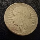 2 злотых 1932 г.  Польша.  Ядвига.  Серебро