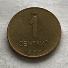 Аргентина 1 сентаво 1987