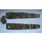 Киверная чешуя. Полный комплект с одного места. По 16 шт. на каждую сторону.