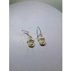 С рубля без мц. серьги "Розочки", 1гр. рЗвезда925пр.