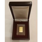 Футляр для золотой монеты НБ РБ Икона Пресвятой Богородицы деревянный