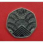 Великобритания 50 пенсов 2022 50 лет прайду