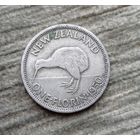 Werty71 Новая Зеландия 1 флорин 2 шиллинга 1950 Георг 6 Птица Киви