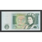 Великобритания 1 фунт образца 1978 года. Подпись Page. Тип Р-377a. Состояние UNC-
