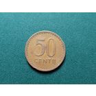50 центов Литва.