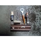 Комплект барный. ДРЕЗДЕН. ГДР. (рог, пластик, сталь, дерево)