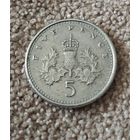 Великобритания 5 пенсов, 1991