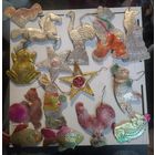 Ёлочные игрушки картонаж, вата