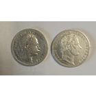 Два очень красивых флорина Австрии 1860 и 1888 г.г.