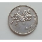 Словения 10 толар 2002 год лошадь состояние