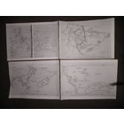 Карты(41,5х29,5 см.) наступательной Нарочанской операции группы генерала Балуева март месяц 1916 г.ПМВ.(Лот 03)