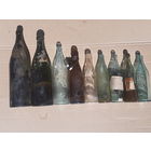 Бутылки старинные 9 шт.