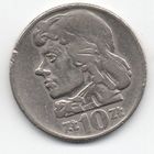 НАРОДНАЯ РЕСПУБЛИКА ПОЛЬША. 10 ЗЛОТЫХ  1959. Т. А. Б. КОСТЮШКО. Больший диаметр