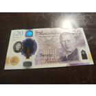 Великобритания 20 фунтов образца 2023 года pw400 AUNC