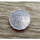 Werty71 Сомали 10 центов 1976 сенти