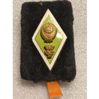 Ромб. Знак об окончании сельскохозяйственной академии  СССР (БГСХА),  тяжёлый.