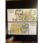 Чехия Чешская Республика 100 крон 2022 г. Юбилейная P-30a PMG 68 EPQ Superb Gem UNC