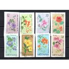 Цветы Вьетнам 1980 год серия из 8 марок
