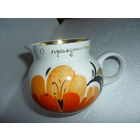 Редкий Сливочник Фарфор ХАЙТА СССР Ручная Роспись Позолота