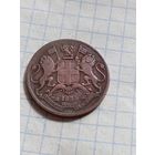 Четверть анны 1835 года