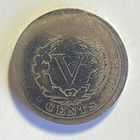 США 5 центов 1901